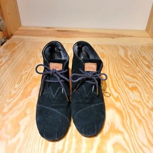 Toms wedge bootie